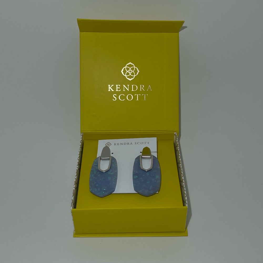 Kendra Scott Earrings with matching necklace